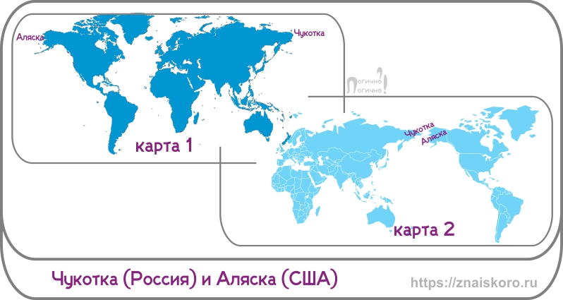 Задачам про куб помогает карта