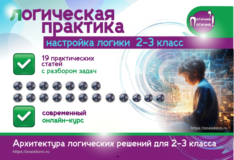 настройка логики 2-3 класс